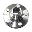 Rear, Driver or Passenger Side Wheel Hub, Without Bearing, 5 x 4.5 in. Bolt Pattern