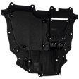 Center Engine Splash Shield, with Insulation Foam