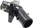 Thermostat Housing - Plastic, Direct Fit, Sold individually, Gas, Includes Sensor and Gasket