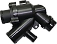 Thermostat Housing - Direct Fit, Assembly, Gas, Includes Sensor and Gasket