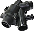 Thermostat Housing - Direct Fit, Assembly, Gas, Includes Sensor and Gasket