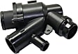 Thermostat Housing - Direct Fit, Assembly, Gas, Includes Sensor and Gasket