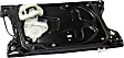 Front, Passenger Side Power Window Regulator, With Motor
