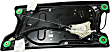 Front, Passenger Side Power Window Regulator, With Motor