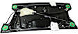 Front, Passenger Side Power Window Regulator, With Motor