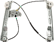 Front, Driver Side Power Window Regulator, Without Motor