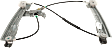 Front, Driver Side Power Window Regulator, Without Motor