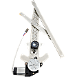 Front, Passenger Side Window Regulator, Power
