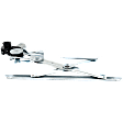 Front, Passenger Side Power Window Regulator, With Motor
