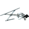 Front, Driver Side Power Window Regulator, With Motor