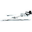 Front, Driver Side Power Window Regulator, With Motor