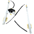 Front, Driver Side Power Window Regulator, With Motor