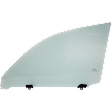 Front, Driver Side Door Glass, Green Tint, Replaces NAGS Number FD23359GTY