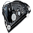 Rear, Driver Side Power Window Regulator, With Motor