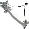 Rear, Passenger Side Window Regulator, Power, Base Model, 6 Cyl., 3.0L Engine
