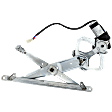 Rear, Driver or Passenger Side Power Window Regulator, With Motor