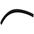 Rear, Passenger Side Fender Trim, Textured Black, CAPA Certified