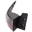 Driver Side, Outer Tail Light, without Bulb, Halogen, Red Lens, Base Model