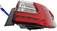 Passenger Side, Outer Tail Light, Halogen, With bulb(s), Mounts on Body