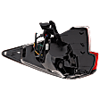 Passenger Side, Outer Tail Light, with Bulb, LED, Mounts On Body, Base/F Sport Model, 6 Cyl., 3.5L Engine, For Models With Standard Type Tail Light, CAPA CERTIFIED