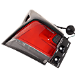 Driver Side, Outer Tail Light, with Bulb, LED, Clear and Red Lens