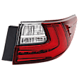 Passenger Side, Outer Tail Light, LED, with Bulb(s), Mounts on Body