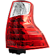 Passenger Side Tail Light, without Bulb, Halogen, For Models without Black Insert, CAPA CERTIFIED