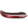 Driver Side, Outer Tail Light, with Bulb, LED, Mounts On Body, CAPA CERTIFIED