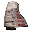 Passenger Side Halogen/LED Combo Tail Light, without Bulb, For Models without Black Insert, CAPA Certified