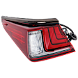 Driver Side, Outer LED Tail Light, With bulb(s), OE Replacement, CAPA Certified