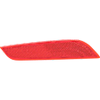 Rear, Passenger Side Bumper Reflector
