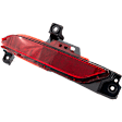 Rear, Driver Side Bumper Reflector