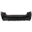 Rear Primed Bumper Cover, With Parking Aid Sensor Holes, Japan Built Vehicles, CAPA Certified