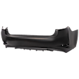 Rear Primed Bumper Cover, With Parking Aid Sensor Holes, Japan Built Vehicles, CAPA Certified