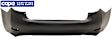 Rear Primed Bumper Cover, With Parking Aid Sensor Holes, Japan Built Vehicles, CAPA Certified