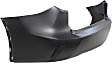 Rear Primed Bumper Cover, Without Parking Aid Sensor Holes