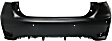 Rear Primed Bumper Cover CAPA Certified