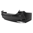 Rear Primed Bumper Cover, without Mounting Bracket(s), For Models with Park Distance Control Sensor and without F Sport Package, North America Built Vehicle, CAPA Certified