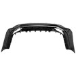 Rear Primed Bumper Cover, without Mounting Bracket(s), For Models without Park Distance Control Sensor Holes and F Sport Package, North America Built Vehicle
