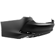 Rear Primed Bumper Cover, without Mounting Bracket(s), North America Built Vehicle, For Models with F Sport Package and without Park Distance Control Sensor Holes