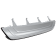Rear Bumper Trim, Painted Silver