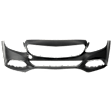 Front Primed Bumper Cover, Convertible/Coupe/Sedan, Without Parking Aid Sensor Holes and Surround View, For Models Without Sport/Luxury Package