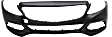 2016 Mercedes Benz C300 - Front Primed Bumper Cover,  For Models Without AMG Styling Package, Luxury Package, Active Park Assist System and Without Surround View Camera, Sedan, CAPA Certified