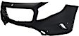 Front Primed Bumper Cover, Without Headlight Washer Holes, CAPA Certified