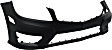 2014 Mercedes Benz C300 - Front Primed Bumper Cover, For Models With AMG Styling Package and Side Marker Light