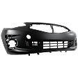 2017-2020 Mitsubishi Mirage G4 - Front Primed Bumper Cover CAPA Certified