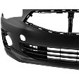 2017-2020 Mitsubishi Mirage G4 - Front Primed Bumper Cover CAPA Certified