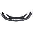 Front Primed Bumper Cover, For Models without AMG Styling Package and Front View Camera, with Active Park Assist System