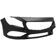 2018 Mercedes Benz CLA250 4Matic - Front Primed Bumper Cover, For Models without Active Park Assist Sensor Holes, with AMG Styling Package