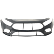 Front Primed Bumper Cover, For Models with AMG Aerodynamics Package, without Active Park Assist System